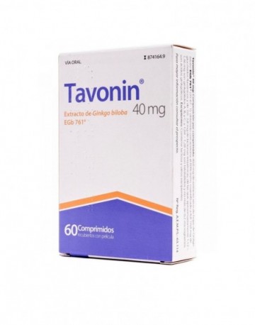 TAVONIN  40 MG COMPRIMIDOS...