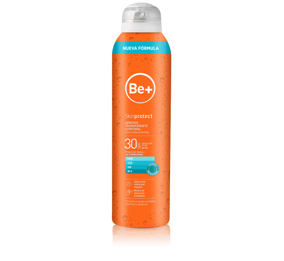 Be+ Skinprotect Aerosol Transparente Corporal SPF30 200ml