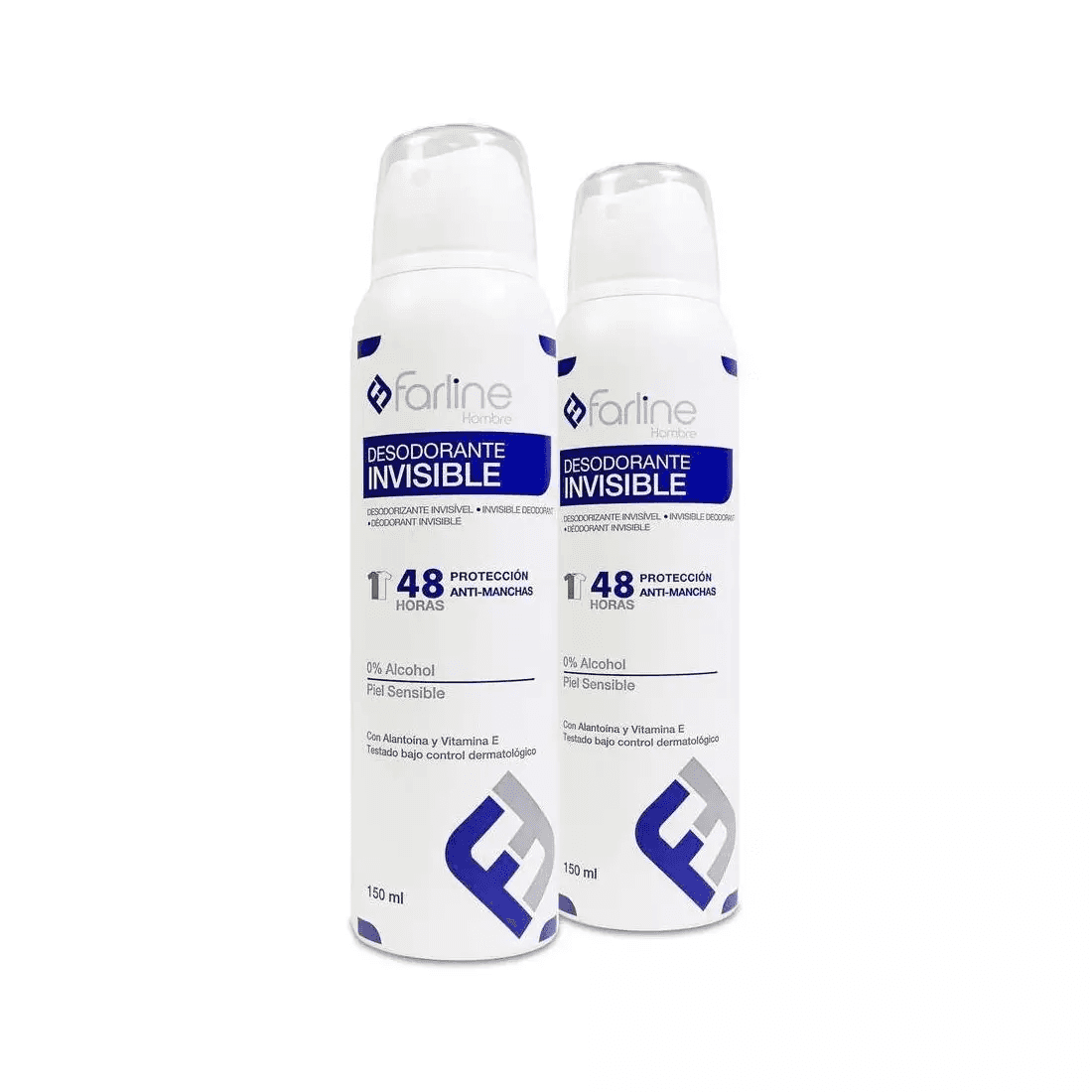 Farline Hombre Desodorante en Spray Pack 2 x 150ml